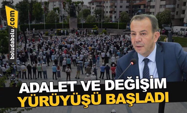 ADALET VE DEĞİŞİM YÜRÜYÜŞÜ BAŞLADI