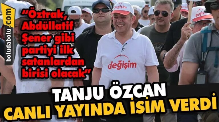 Tanju Özcan isim verdi: Abdüllatif Şener gibi CHP’yi satacak
