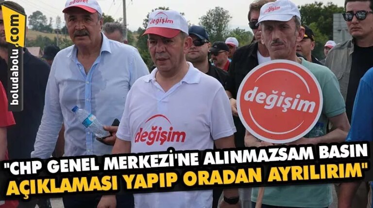 Tanju Özcan, CHP Genel Merkezi’ne alınmazsa ne yapacağını tv100’de açıkladı