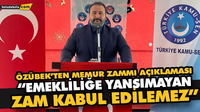 “EMEKLİLİĞE YANSIMAYAN ZAM KABUL EDİLEMEZ” “EMEKLİLİĞE YANSIMAYAN ZAM KABUL EDİLEMEZ”