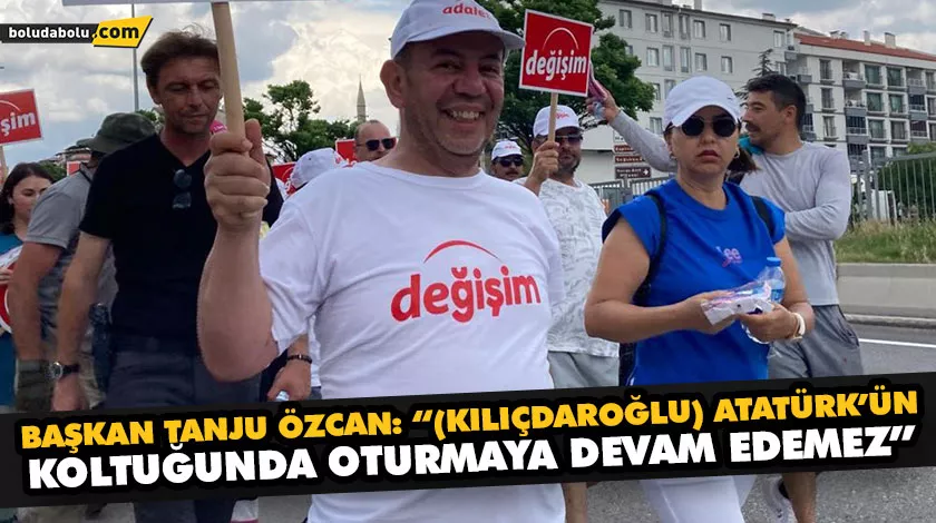 BAŞKAN TANJU ÖZCAN: “(KILIÇDAROĞLU) ATATÜRK’ÜN KOLTUĞUNDA OTURMAYA DEVAM EDEMEZ” BAŞKAN TANJU ÖZCAN: “(KILIÇDAROĞLU) ATATÜRK’ÜN KOLTUĞUNDA OTURMAYA DEVAM EDEMEZ”