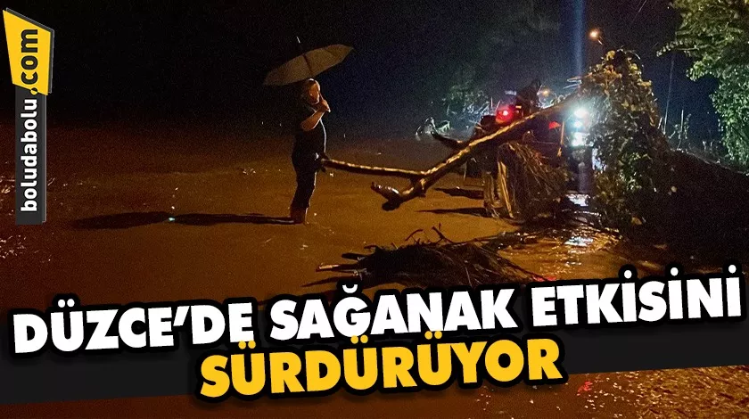 Düzce’deki sağanak kırsalda derelerin taşmasına neden oldu Düzce’deki sağanak kırsalda derelerin taşmasına neden oldu