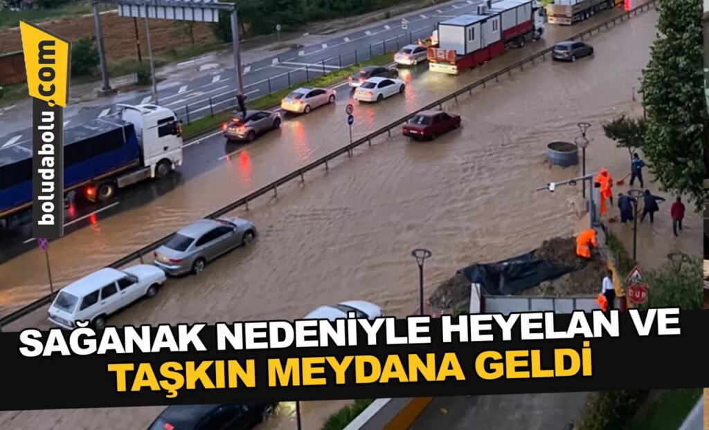 Bolu’da sağanak nedeniyle heyelan ve taşkın meydana geldi Bolu’da sağanak nedeniyle heyelan ve taşkın meydana geldi