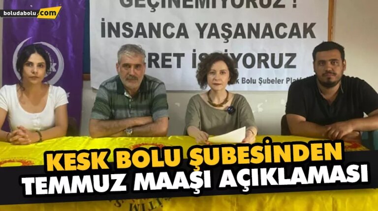 KESK’TEN TEMMUZ MAAŞLARINA TEPKİ
