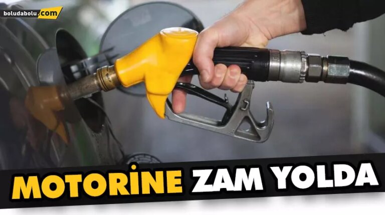 MOTORİNE ZAM YOLDA