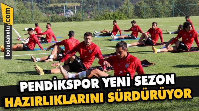 Pendikspor yeni sezon hazırlıklarını sürdürdü