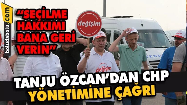 TANJU ÖZCAN’DAN CHP YÖNETİMİNE ÇAĞRI
