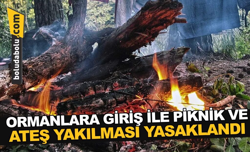 ORMANLARA GİRİŞ İLE PİKNİK VE ATEŞ YAKILMASI YASAKLANDI ORMANLARA GİRİŞ İLE PİKNİK VE ATEŞ YAKILMASI YASAKLANDI