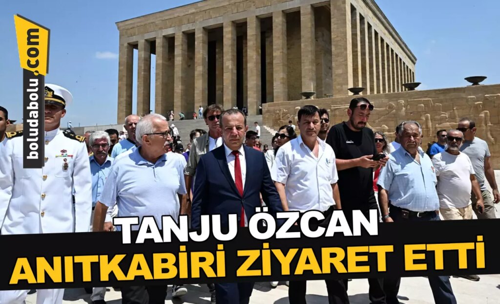 TANJU ÖZCAN, ANITKABİRİ ZİYARET ETTİ