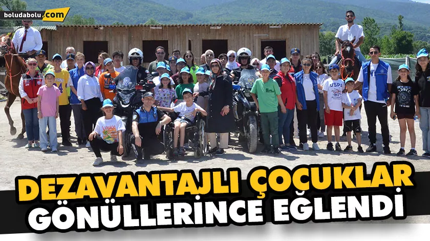 DEZAVANTAJLI ÇOCUKLAR GÖNÜLLERİNCE EĞLENDİ DEZAVANTAJLI ÇOCUKLAR GÖNÜLLERİNCE EĞLENDİ
