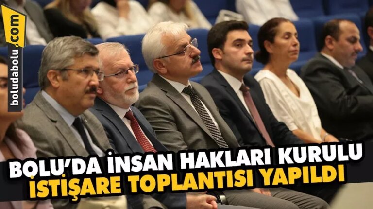 Bolu İnsan Hakları Kurulu İstişare Toplantısı yapıldı