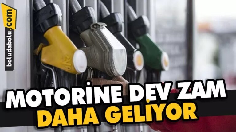 MOTORİNE DEV ZAM DAHA GELİYOR