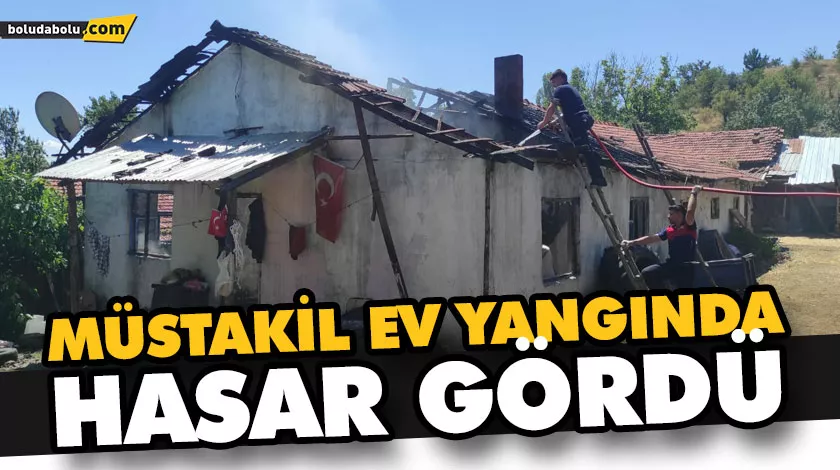 GÖYNÜK’TE MÜSTAKİL EV YANGINDA HASAR GÖRDÜ GÖYNÜK’TE MÜSTAKİL EV YANGINDA HASAR GÖRDÜ