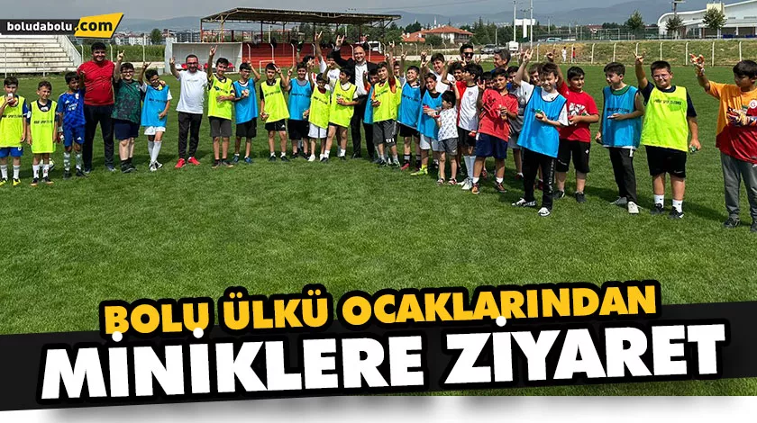 BOLU ÜLKÜ OCAKLARINDAN MİNİKLERE ZİYARET BOLU ÜLKÜ OCAKLARINDAN MİNİKLERE ZİYARET