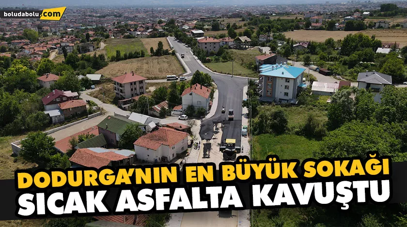 BOLU BELEDİYESİ DURMUYOR, O SOKAĞI DA YENİLEDİ BOLU BELEDİYESİ DURMUYOR, O SOKAĞI DA YENİLEDİ