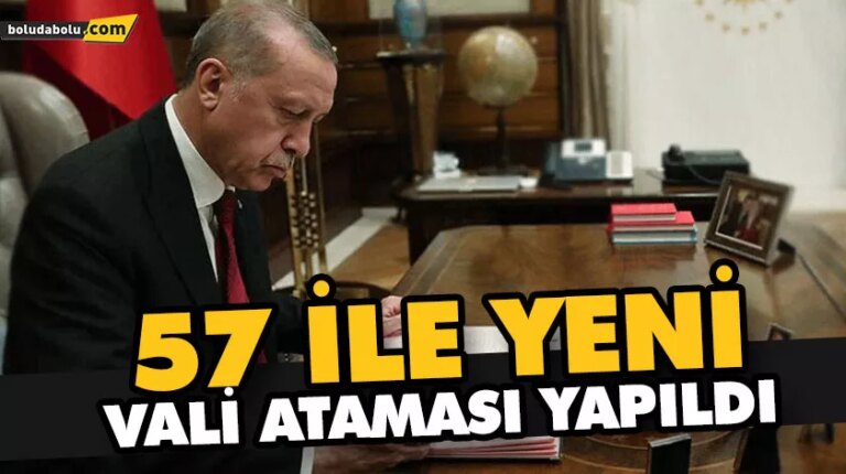 57 İLE YENİ VALİ ATAMASI YAPILDI