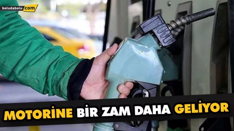 MOTORİNE BİR ZAM DAHA GELİYOR
