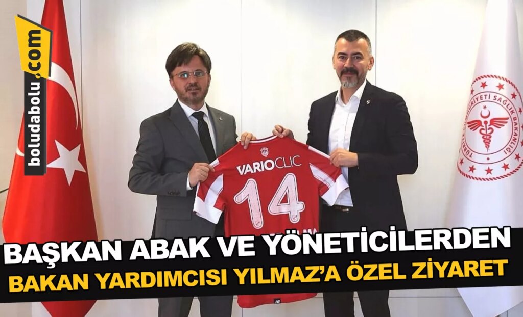 BAŞKAN ABAK VE YÖNETİCİLERDEN BAKAN YARDIMCISI YILMAZ’A ÖZEL ZİYARET BAŞKAN ABAK VE YÖNETİCİLERDEN BAKAN YARDIMCISI YILMAZ’A ÖZEL ZİYARET