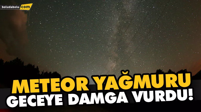 Bu görüntüler dün gece Bolu’da çekildi Bu görüntüler dün gece Bolu’da çekildi