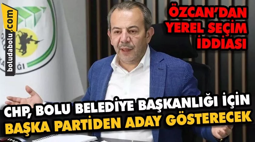 Tanju Özcan, Bolu Belediyesi’nin DEVA ya da Gelecek Partisine bırakılacağını iddia etti Tanju Özcan, Bolu Belediyesi’nin DEVA ya da Gelecek Partisine bırakılacağını iddia etti