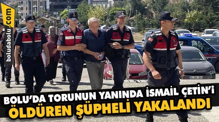 Bolu’da bir kişinin öldürülmesine ilişkin yakalanan şüpheli ve eşi adliyede