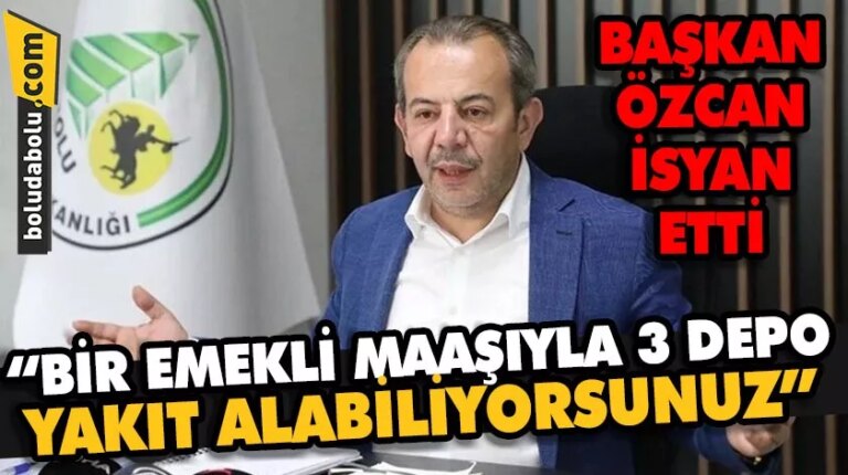 Başkan Özcan isyan etti