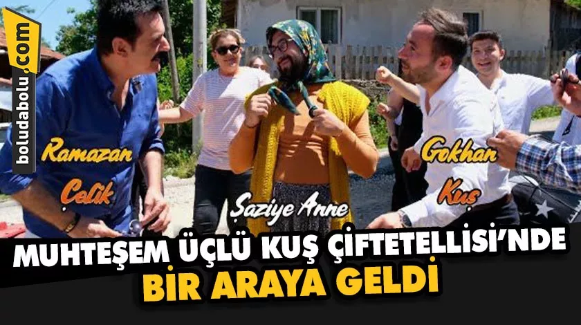 MUHTEŞEM ÜÇLÜ KUŞ ÇİFTETELLİSİ’NDE BİR ARAYA GELDİ MUHTEŞEM ÜÇLÜ KUŞ ÇİFTETELLİSİ’NDE BİR ARAYA GELDİ