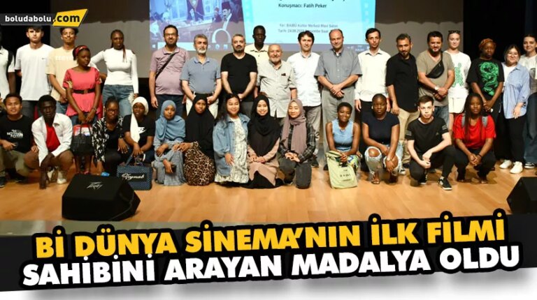 Bi dünya sinema’nın ilk filmi sahibini arayan madalya oldu