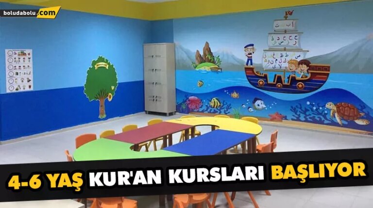 4-6 YAŞ KUR’AN KURSLARI BAŞLIYOR