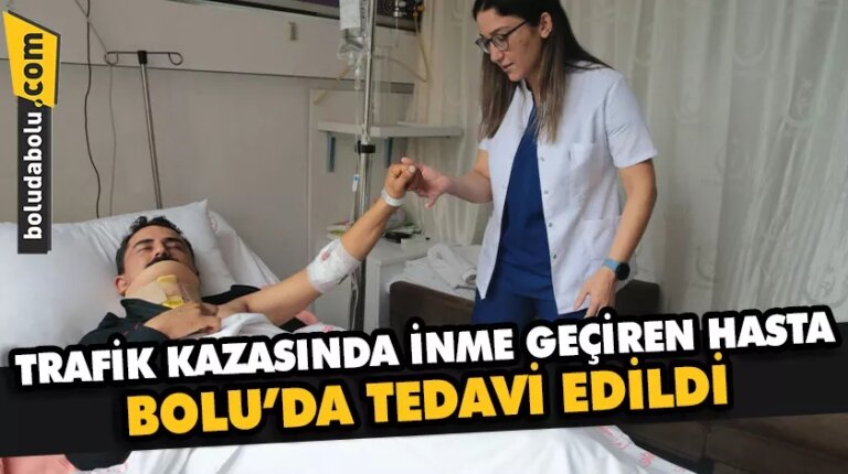 Trafik kazası sonrası inme geçiren hasta erken müdahaleyle sağlığına kavuştu