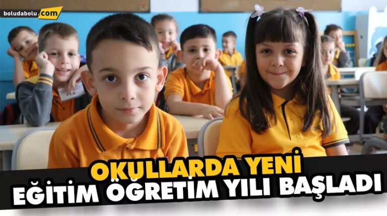 Okullarda yeni eğitim öğretim yılı başladı