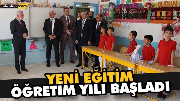 YENİ EĞİTİM ÖĞRETİM YILI BAŞLADI