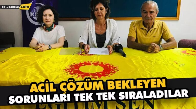 ACİL ÇÖZÜM BEKLEYEN SORUNLARI TEK TEK SIRALADILAR