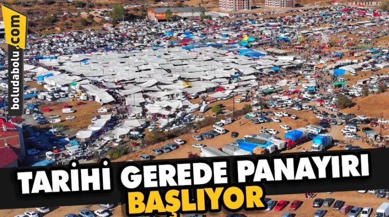 Tarihi Gerede panayırı başlıyor