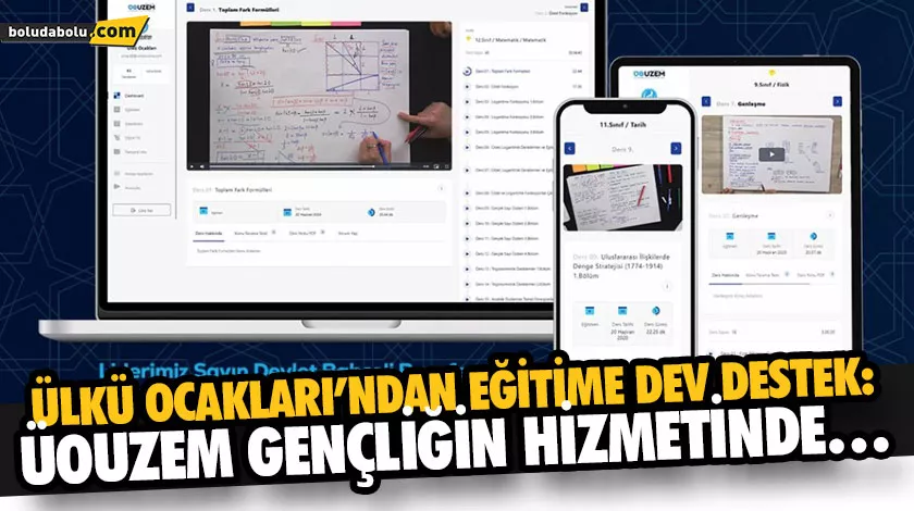 ÜLKÜ OCAKLARINDAN GENÇLERE BİR HİZMET DAHA ÜLKÜ OCAKLARINDAN GENÇLERE BİR HİZMET DAHA