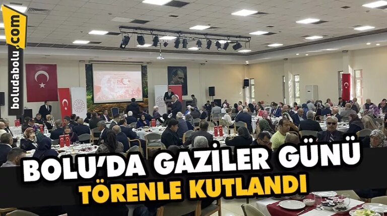 Bolu’da Gaziler Günü törenle kutlandı