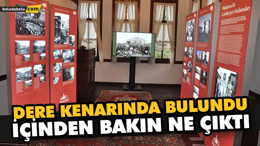DERE KENARINDA BULUNDU, İÇİNDEN BAKIN NE ÇIKTI DERE KENARINDA BULUNDU, İÇİNDEN BAKIN NE ÇIKTI