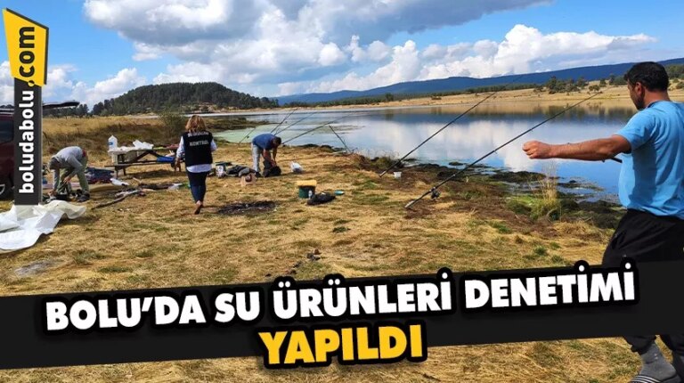 Bolu’da su ürünleri denetimi yapıldı