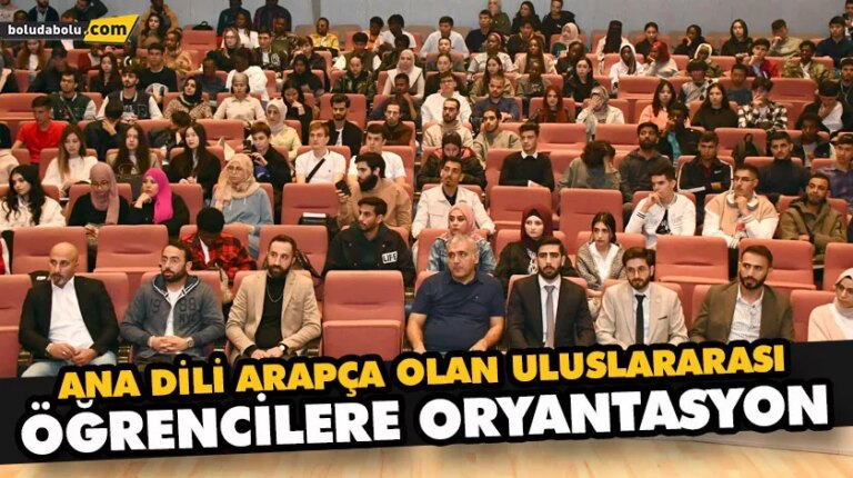 ANA DİLİ ARAPÇA OLAN ULUSLARARASI ÖĞRENCİLERE ORYANTASYON