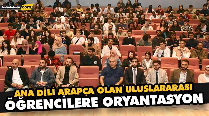 ANA DİLİ ARAPÇA OLAN ULUSLARARASI ÖĞRENCİLERE ORYANTASYON ANA DİLİ ARAPÇA OLAN ULUSLARARASI ÖĞRENCİLERE ORYANTASYON