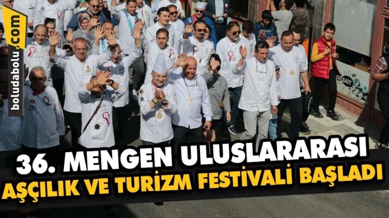 36. Mengen Uluslararası Aşçılık ve Turizm Festivali başladı