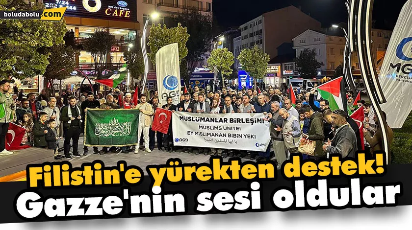 Filistin’e yürekten destek! Gazze’nin sesi oldular Filistin’e yürekten destek! Gazze’nin sesi oldular