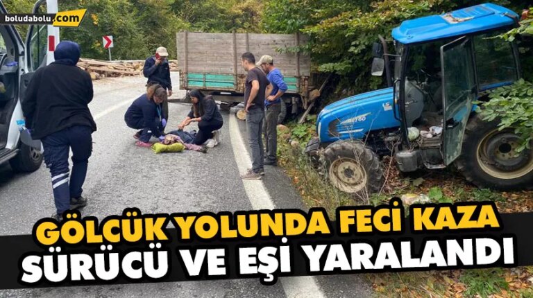 GÖLCÜK YOLUNDA FECİ KAZA