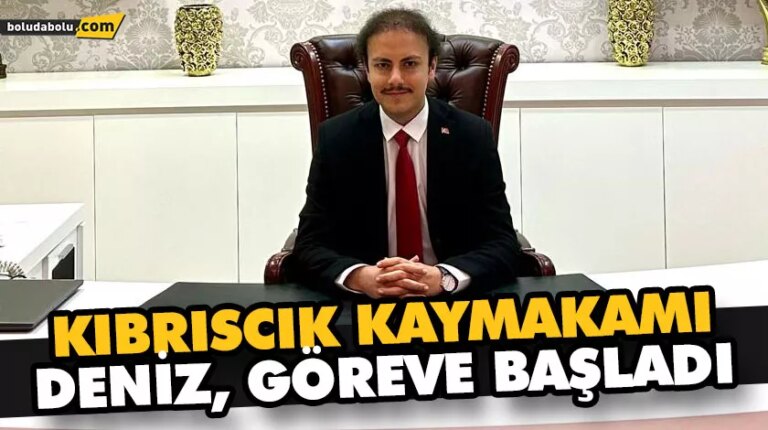 Kıbrıscık Kaymakam Deniz, göreve başladı