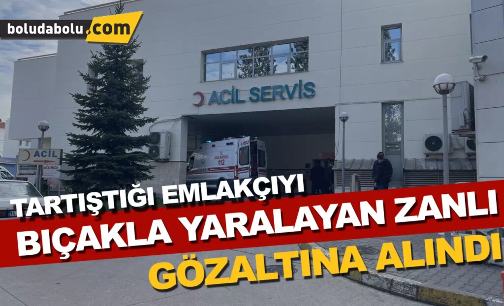 Tartıştığı emlakçıyı bıçakla yaralayan zanlı gözaltına alındı Tartıştığı emlakçıyı bıçakla yaralayan zanlı gözaltına alındı