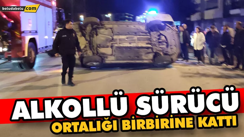 ALKOLLÜ SÜRÜCÜ ORTALIĞI BİRBİRİNE KATTI: 1 YARALI ALKOLLÜ SÜRÜCÜ ORTALIĞI BİRBİRİNE KATTI: 1 YARALI