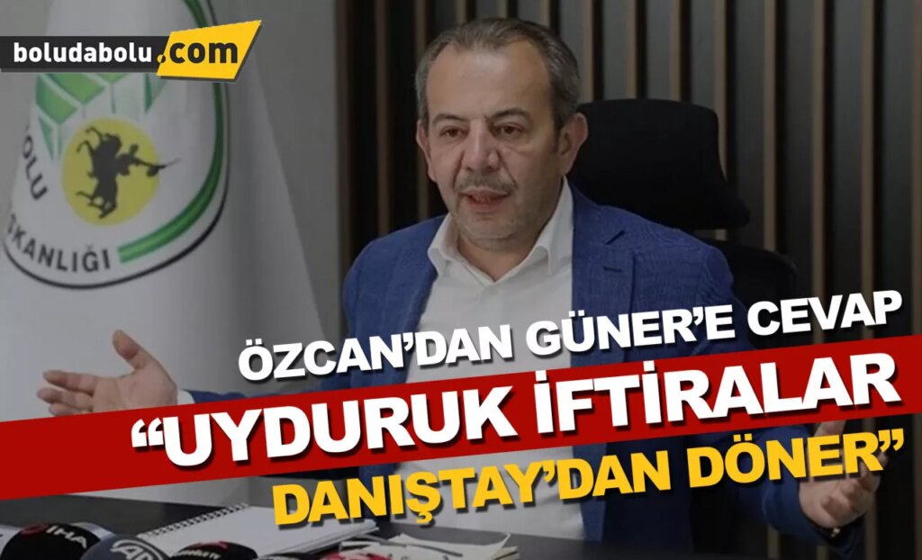Tanju Özcan’dan, Suat Güner’e yanıt: “Uyduruk iftiralar” Tanju Özcan’dan, Suat Güner’e yanıt: “Uyduruk iftiralar”