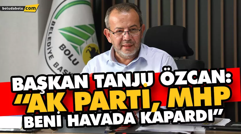 TANJU ÖZCAN: “AK PARTİ, MHP BENİ HAVADA KAPARDI” TANJU ÖZCAN: “AK PARTİ, MHP BENİ HAVADA KAPARDI”