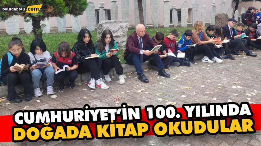 CUMHURİYET’İN 100. YILINDA DOĞADA KİTAP OKUDULAR