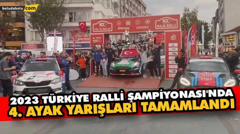 2023 TÜRKİYE RALLİ ŞAMPİYONASI’NDA 4. AYAK YARIŞLARI TAMAMLANDI
